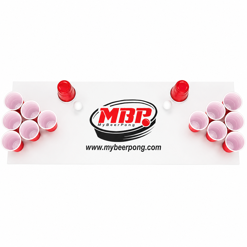 Mini Beer Pong Set (inkl. 20 Shot Bechern & 2 Bällen)