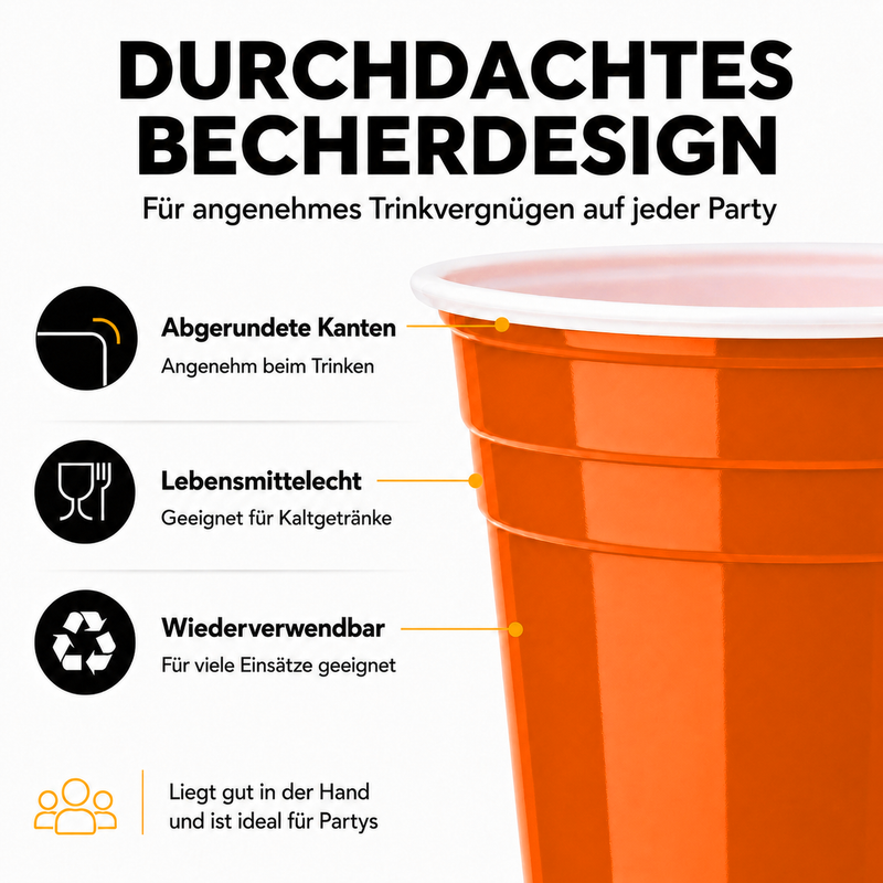 Beer Pong Becher N+F (50x)