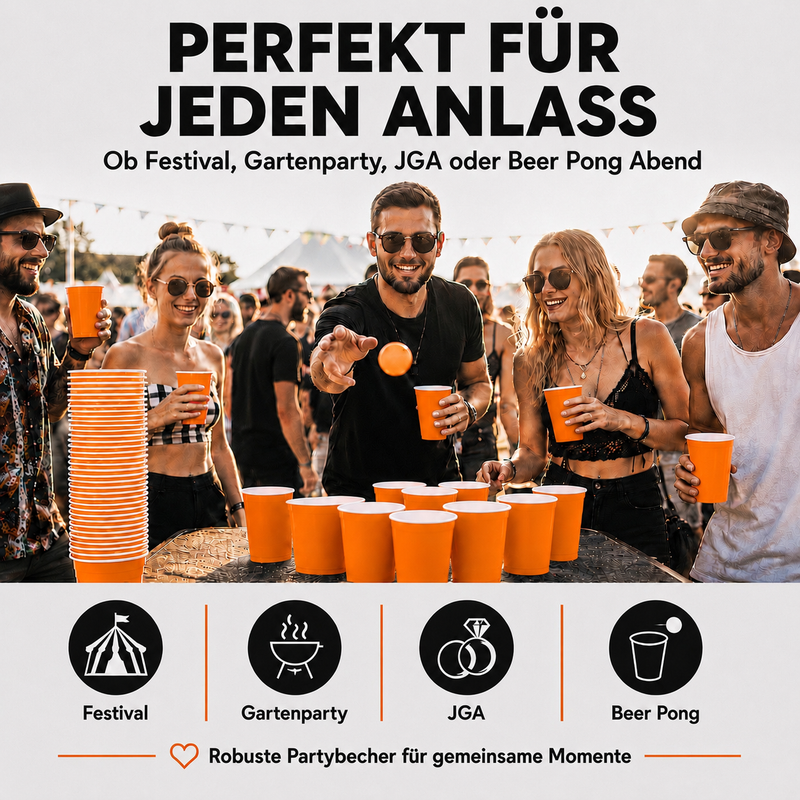 Beer Pong Becher N+F (50x)