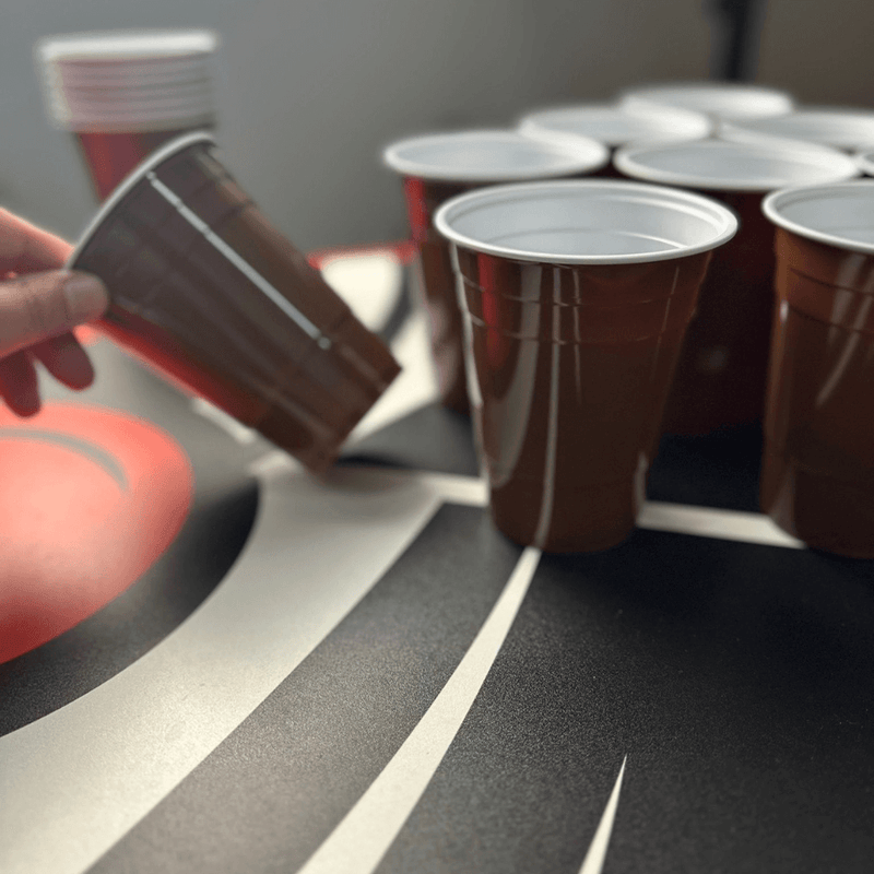 Beer Pong Becher Braun (50x)