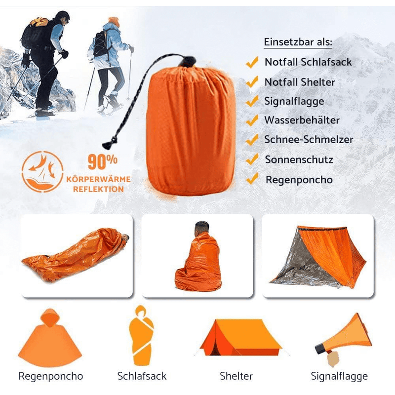 Wildvival Notfall-Schlafsack
