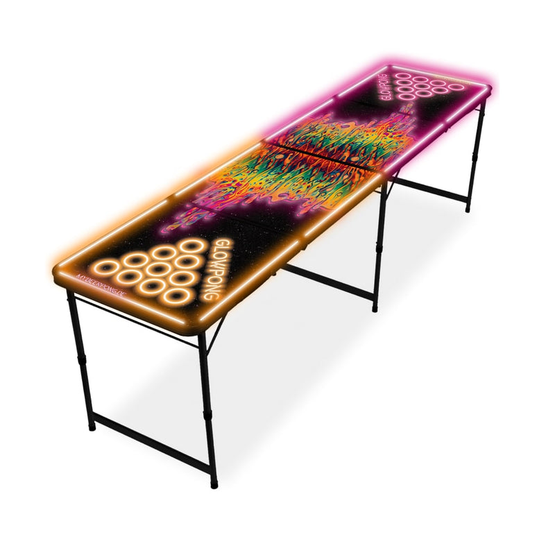 Bierpong-Tisch "Space Lava" mit LED