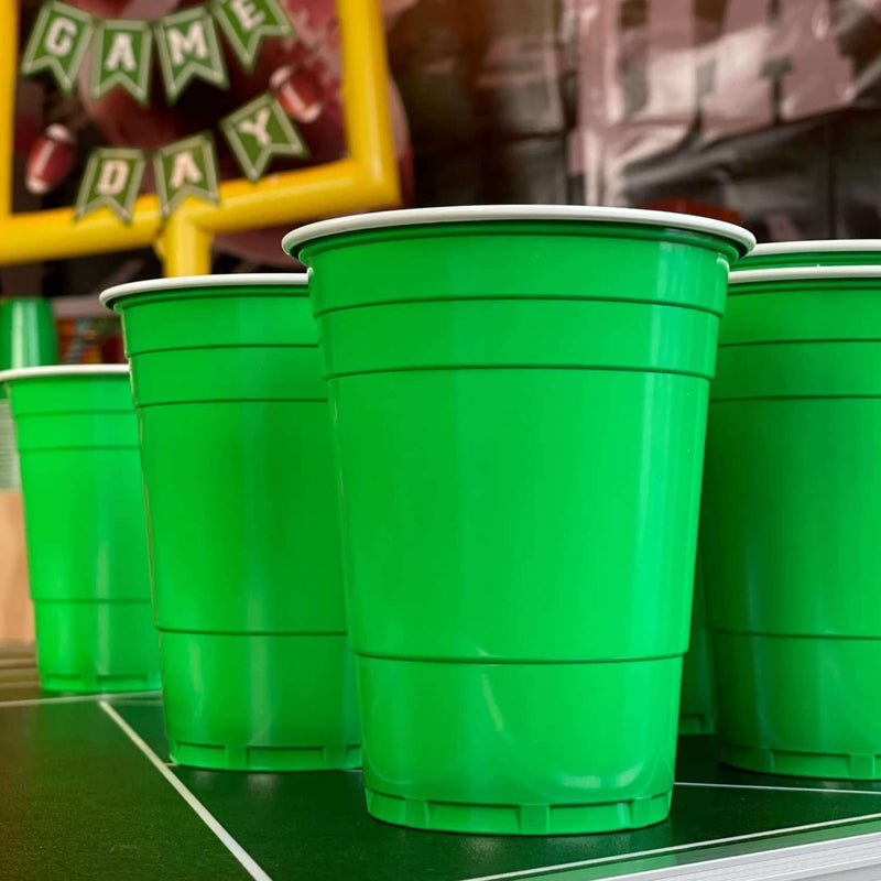 Beer Pong Becher Grün (50x)