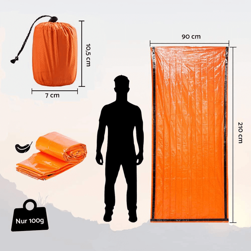Wildvival Notfall-Schlafsack