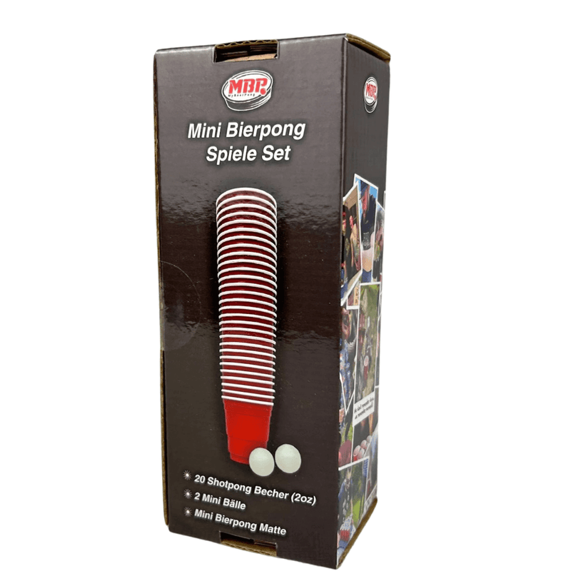 Mini Bierpong Spiele Set