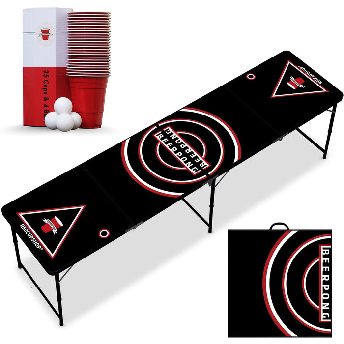 Beer Pong Tisch Set "RedCupShop" inkl. Becher & Bälle