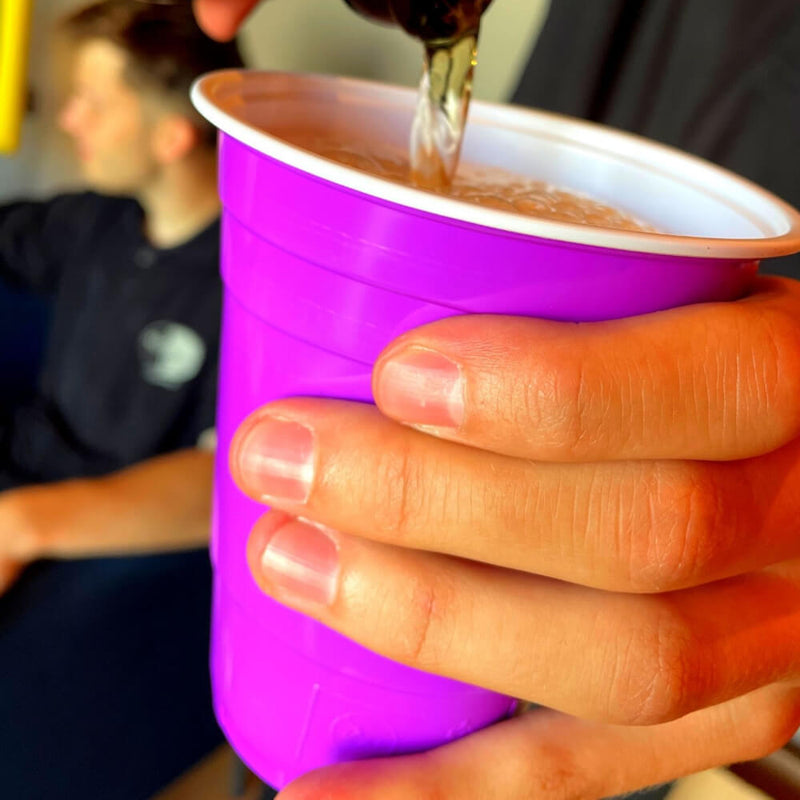 Beer Pong Becher Lila (50x)