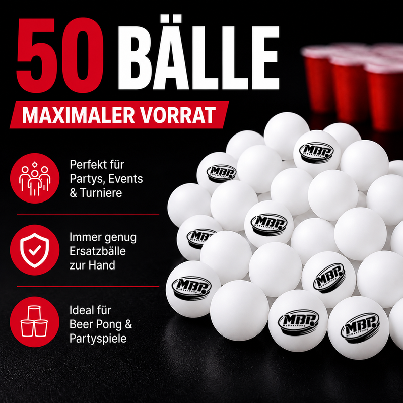 MYBEERPONG® Beer Pong Bälle