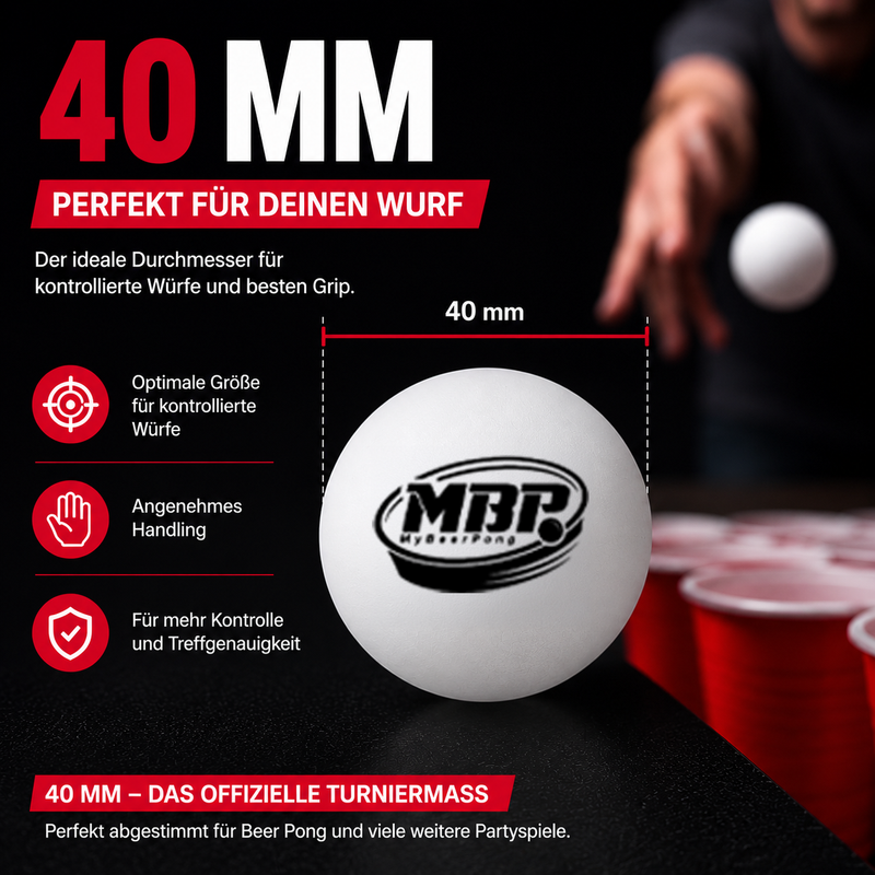 MYBEERPONG® Beer Pong Bälle