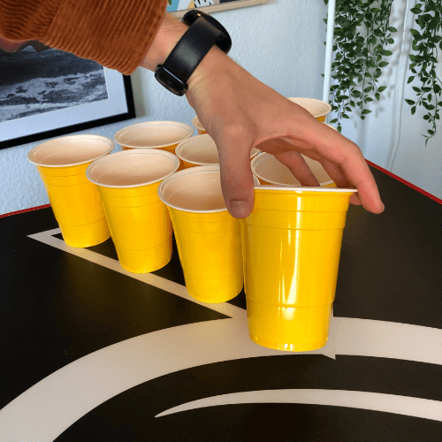 Beer Pong Becher Gelb (50x)