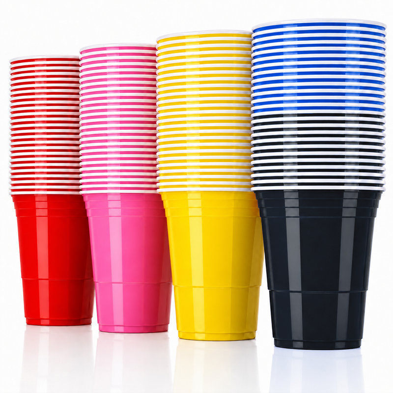 Partybecher 473 ml – 50er Set aus BPA-freiem Kunststoff