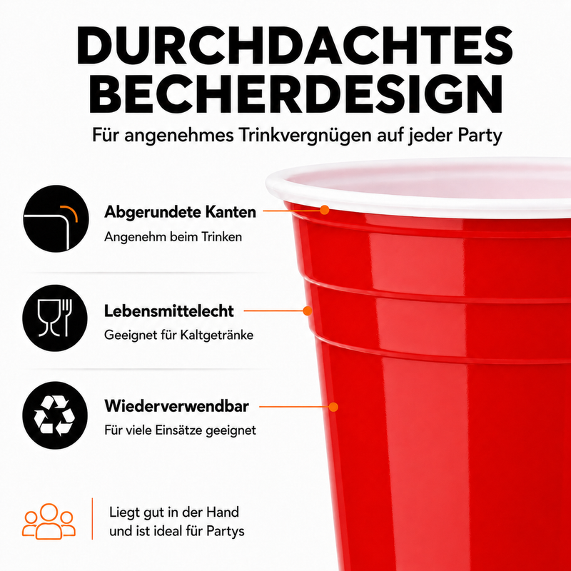 Beer Pong Becher (50x)