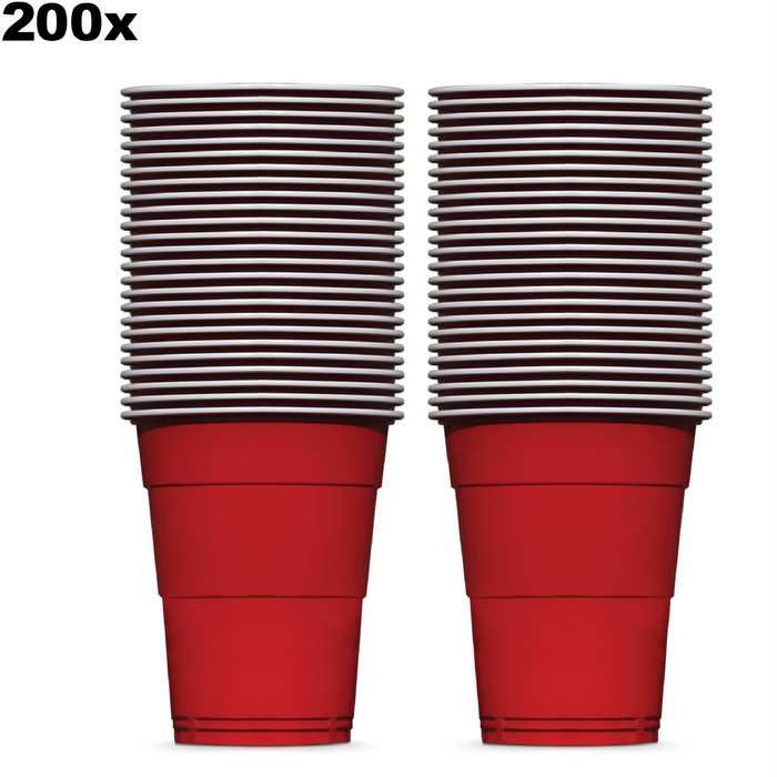 Beer Pong Becher Rot (200x)