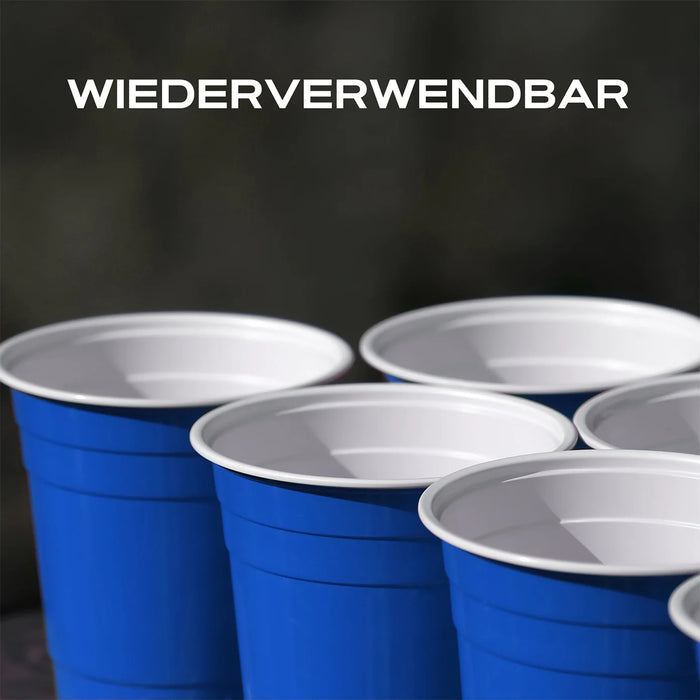 Beer Pong Becher Blau (200x)