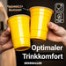 Beer Pong Becher Gelb (800x + 96 Bälle) - BeerBaller