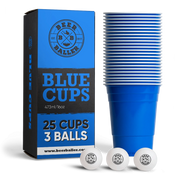 Beer Pong Becher Set Blau - BeerBaller