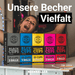 Beer Pong Becher Set Blau - BeerBaller