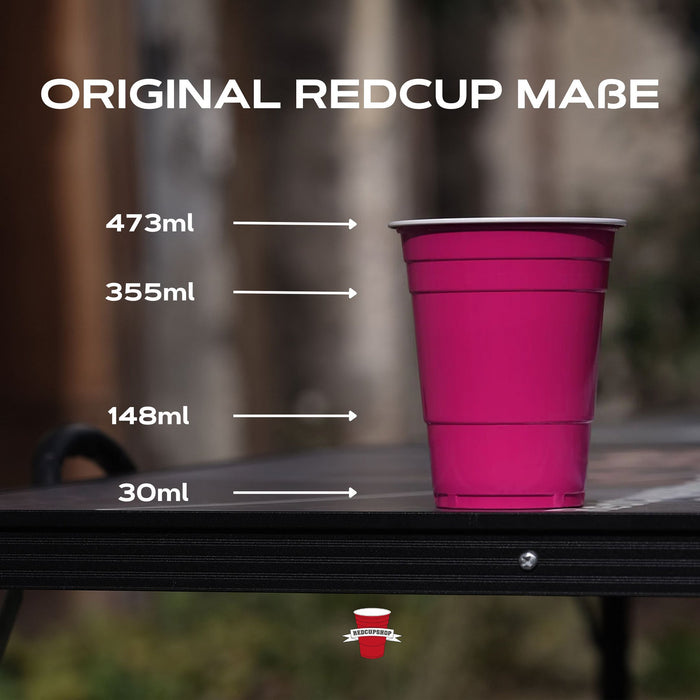 Beer Pong Becher Set Pink - Cups - RedCupShop