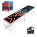 Beer Pong Tisch Set "LED NEON" inkl. 50 Becher, 12 Bälle & Party Pong - BeerBaller