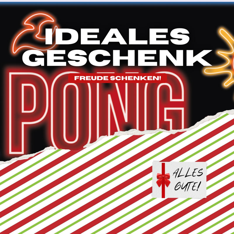 Beer Pong Tisch Set "LED" inkl. 50 Becher & 6 Bälle