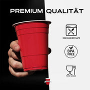 RedCupShop Beer Pong Becher Rot (50x + 4 Bälle)
