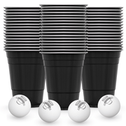 RedCupShop Beer Pong Becher Schwarz (50x + 4 Bälle)