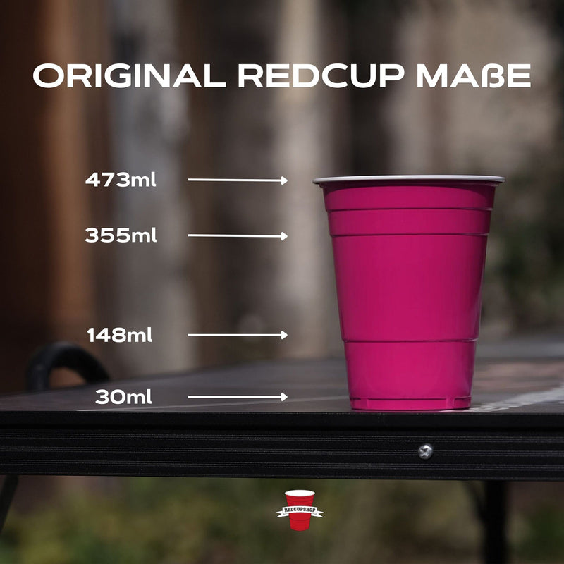 RedCupShop Beer Pong Becher Set Pink