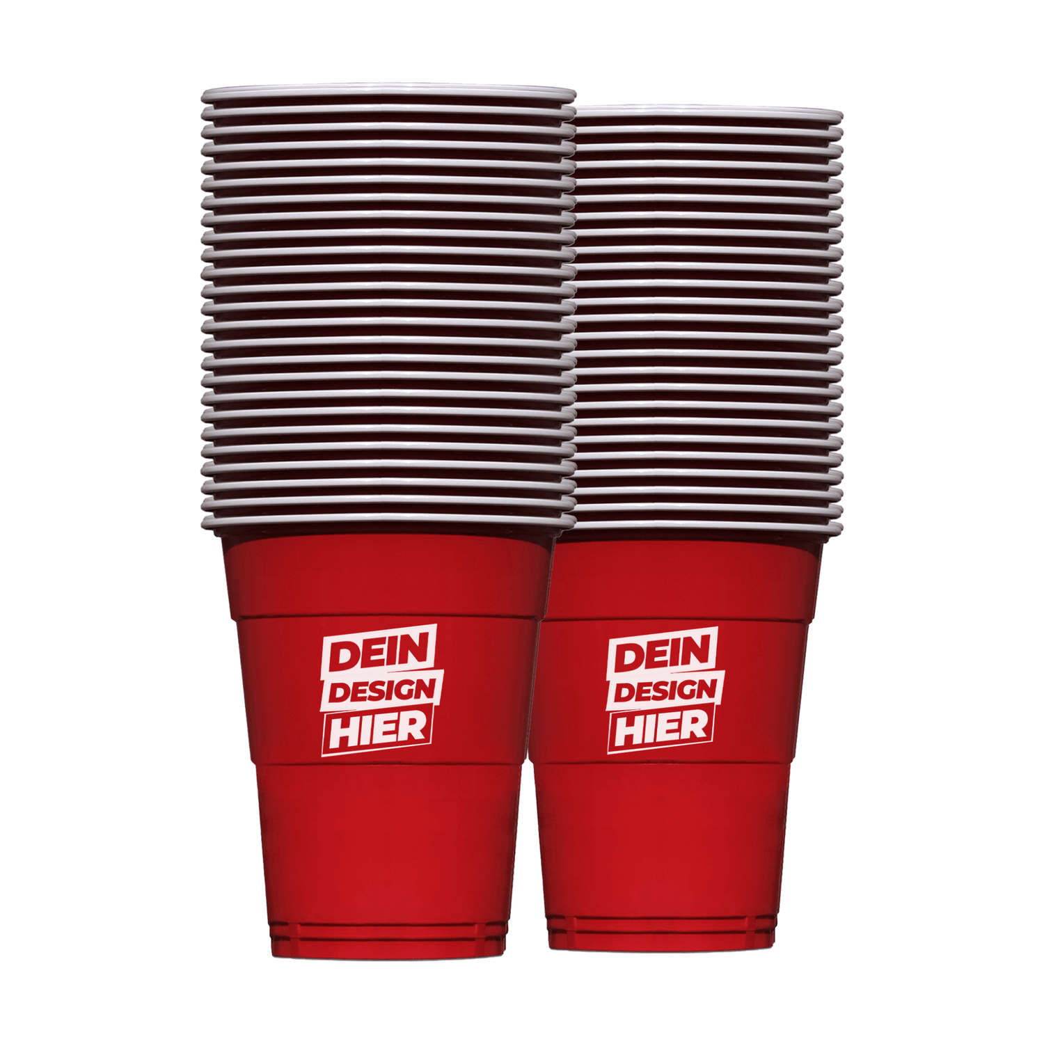 RedCupShop Rot Beer Pong Becher Personalisierbar (1500 Stück)