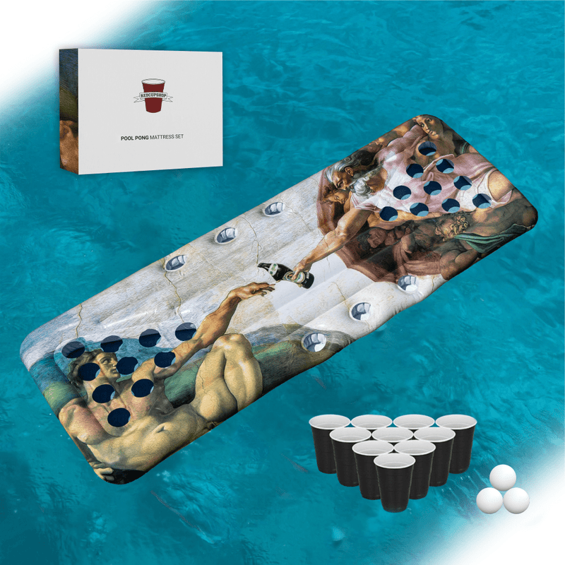 RedCupShop XXL Beer Pong Pool Luftmatratze 'Schaffung'