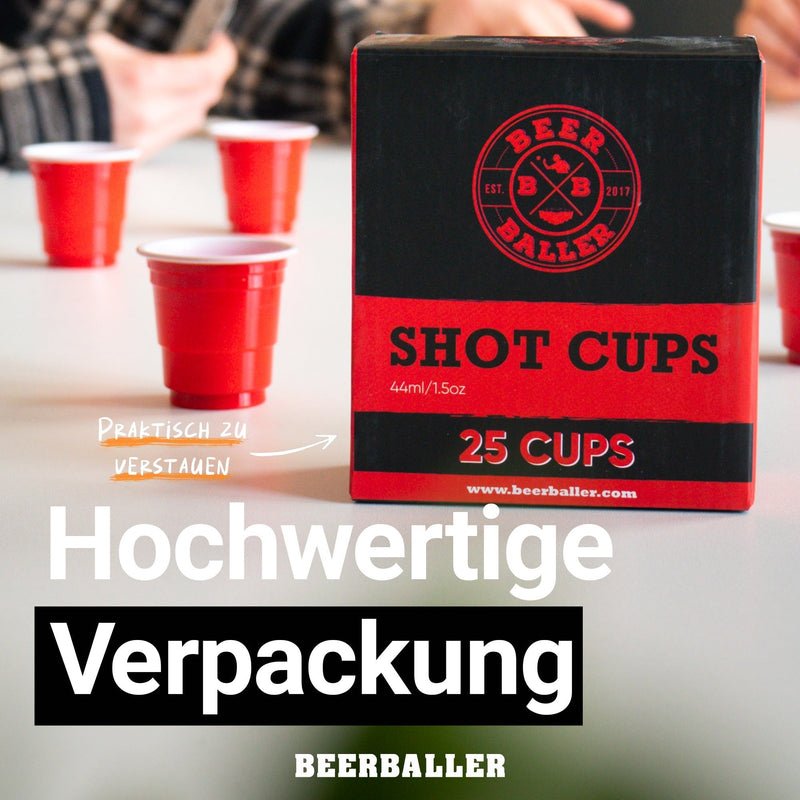 BeerBaller® Shot Cups
