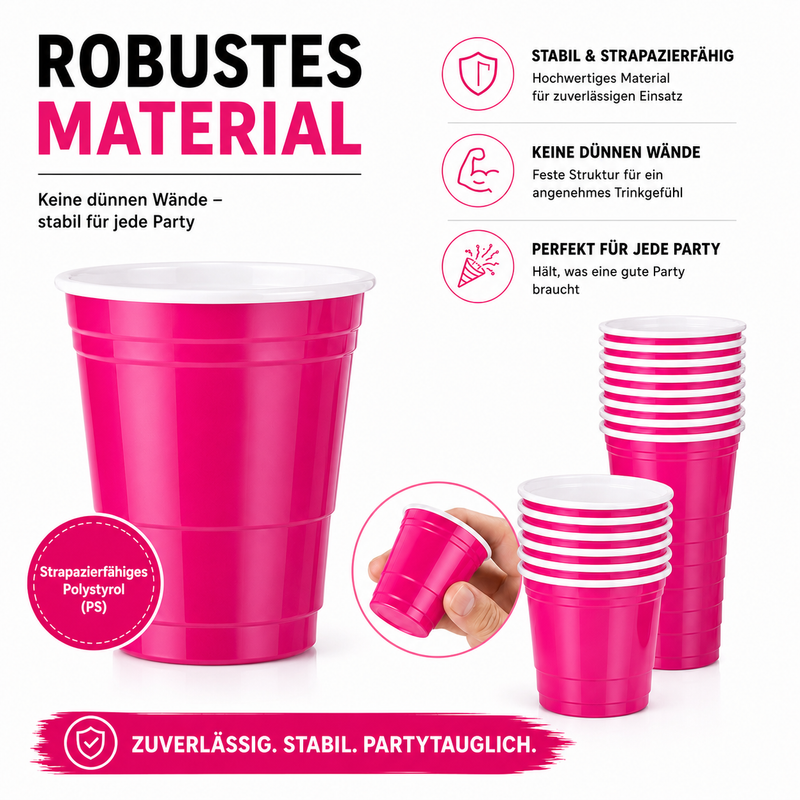 Shot Cups Pink (50x)