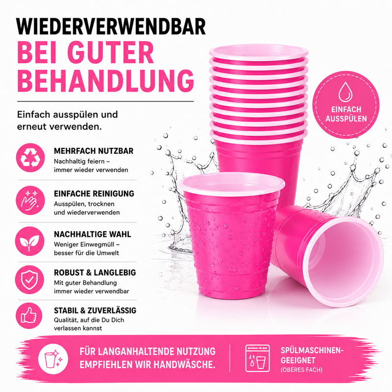 Shot Cups Pink (50x)