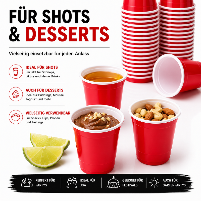 Shot Cup Set (20x inkl. 2 Bällen)