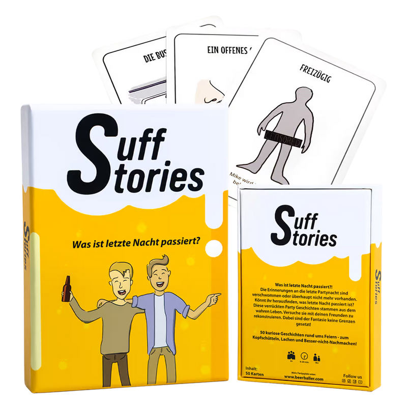 Trinkspiel 'Suff Stories'