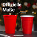 Unbreakable Cups Rot/Schwarz - BeerBaller
