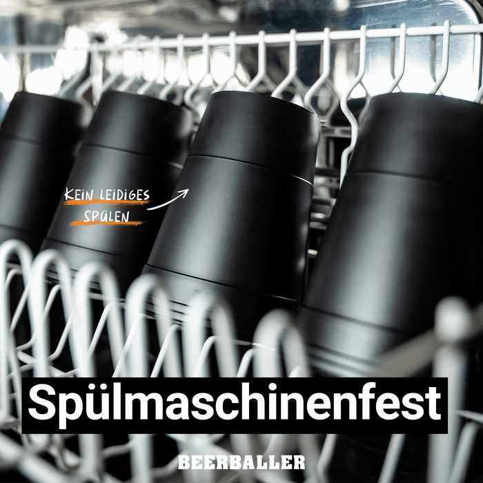 Unbreakable Cups Rot/Schwarz - BeerBaller