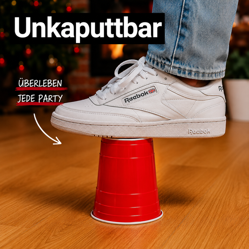 MYBEERPONG® Mehrwegbecher Rot (20x)