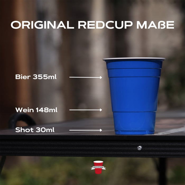 Beer Pong Becher Blau (800x) - Cups - RedCupShop