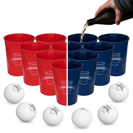 Gobelets beer pong - beercup federer ultimate - lot de 2000 - red cups -  shot cups avec balles comprises BEERCUP