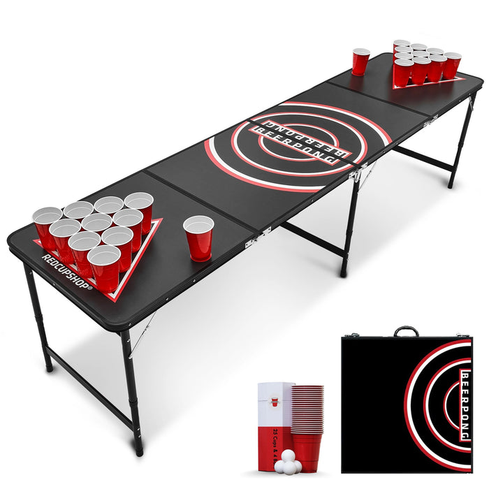 Beer Pong Tisch Set RedCupShop inkl. Becher & Bälle